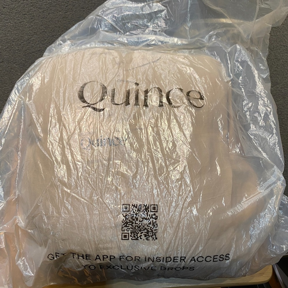 Quince Organic Airy Gauze Duvet Cover Full/Queen Dune Cotton DUVET COVER ONLY - Picture 3 of 5
